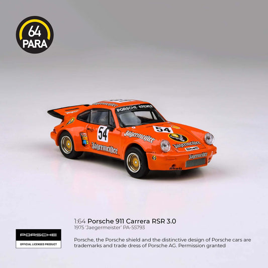 *PREORDER* PARA64 1975 Porsche 911 Carrera RSR 3.0 ‘Jaegermeister' Livery