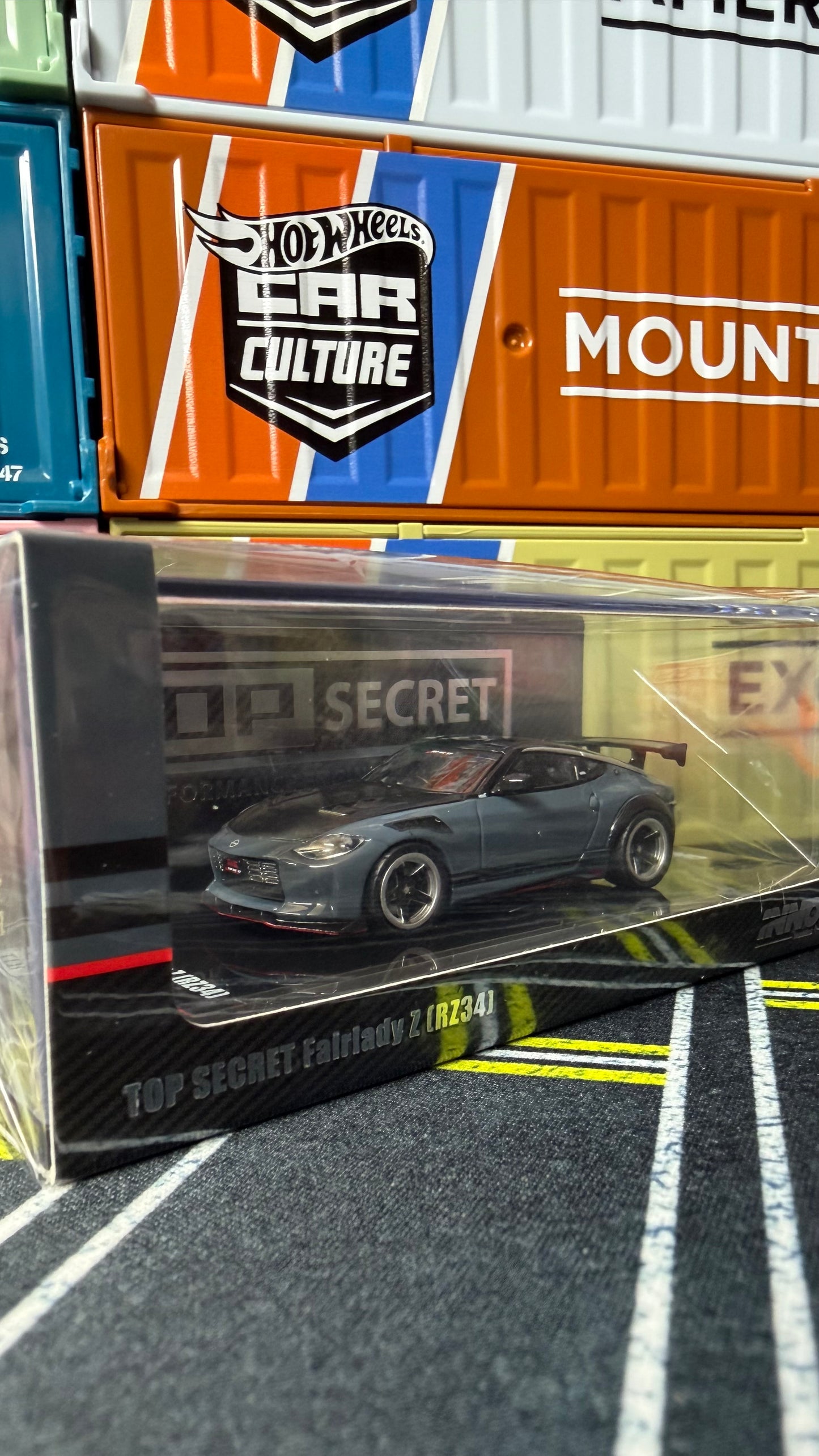 INNO64 1:64 Nissan Fairlady Z TOP SECRET (RZ34) Stealth Gray