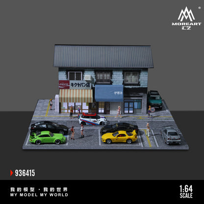 MOREART Street Bakery Scene 1:64 Diorama with LED Lighting 936415 - AUSSIE diecast