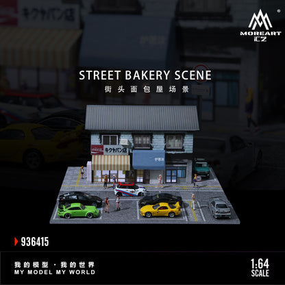 MOREART Street Bakery Scene 1:64 Diorama with LED Lighting 936415 - AUSSIE diecast