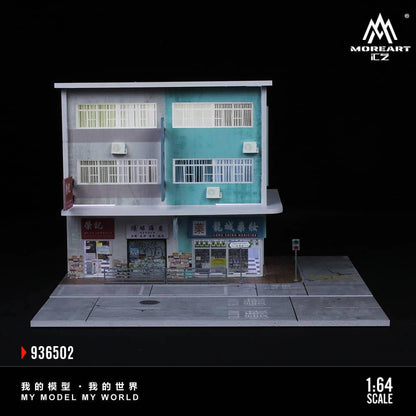 MOREART Hong Kong Street Views 01 or 02 1:64 Diorama with LED Lighting 936501 936502 - AUSSIE diecast