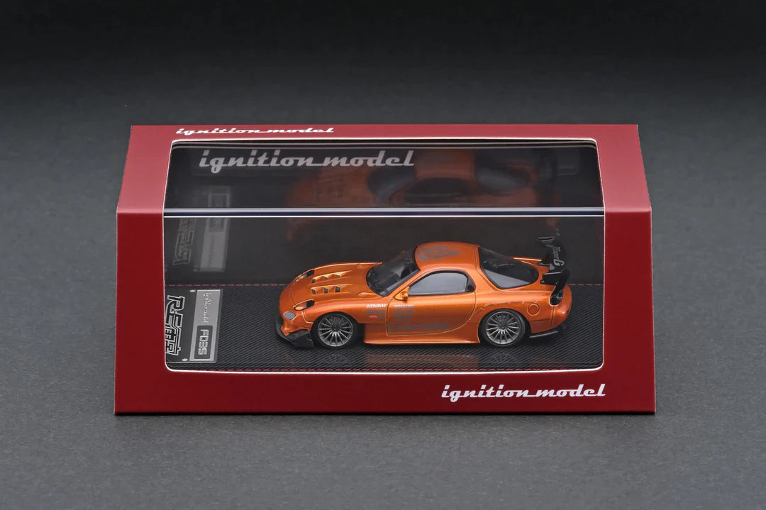 ignition model 1:64 Mazda RX-7 (FD3S) RE Amemiya Orange Metallic
