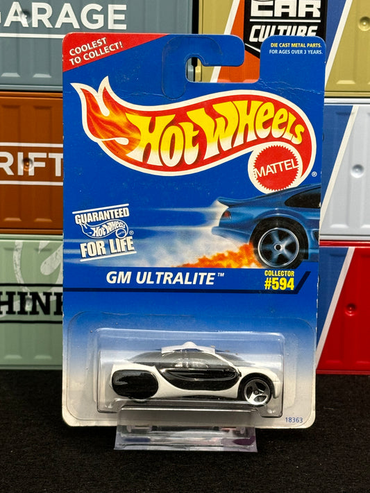 Hot Wheels 90's GM Ultralite Mainline White