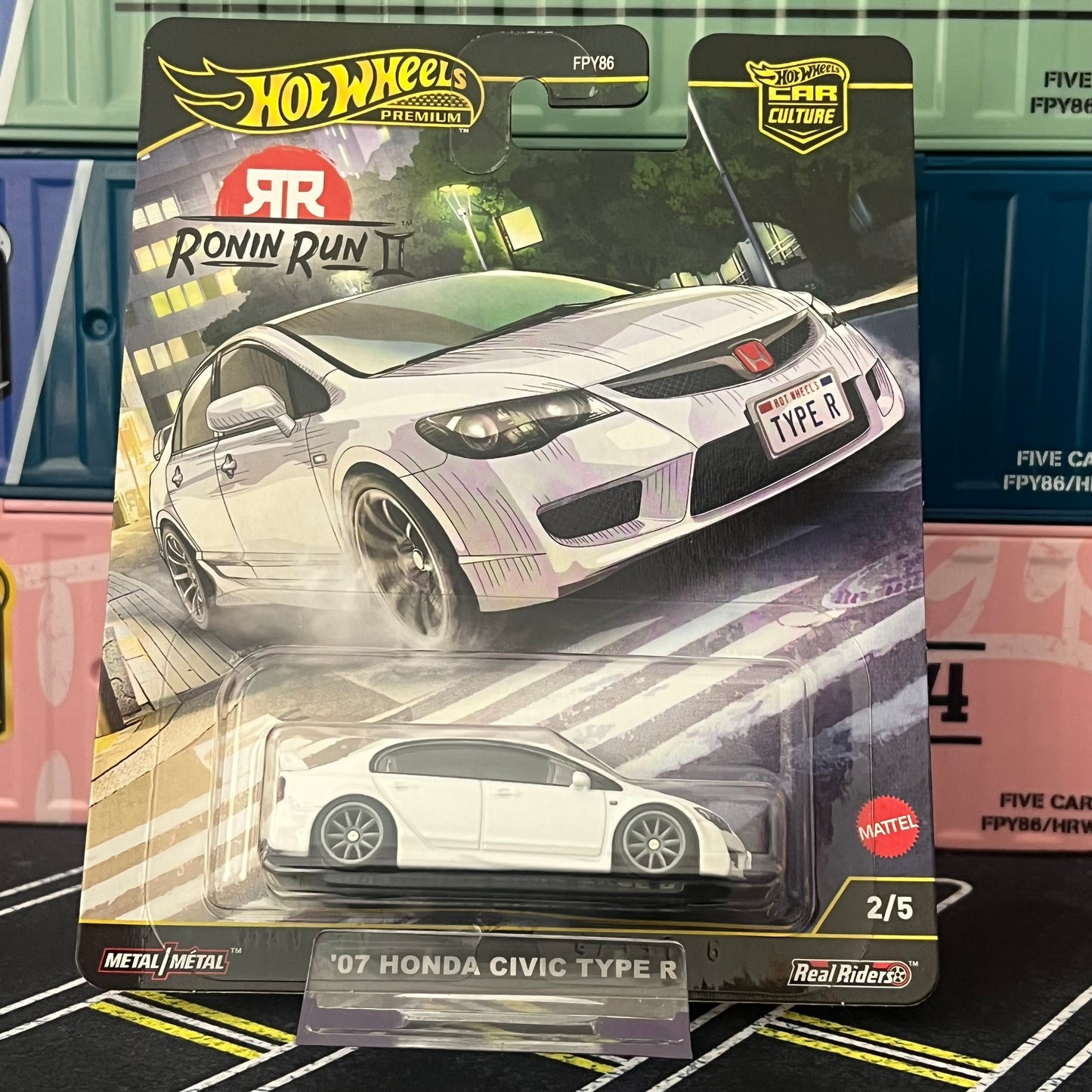 Hot Wheels 2025 Car Culture Ronin Run 2 (FPY86) Honda Civic Type R - AUSSIE diecast