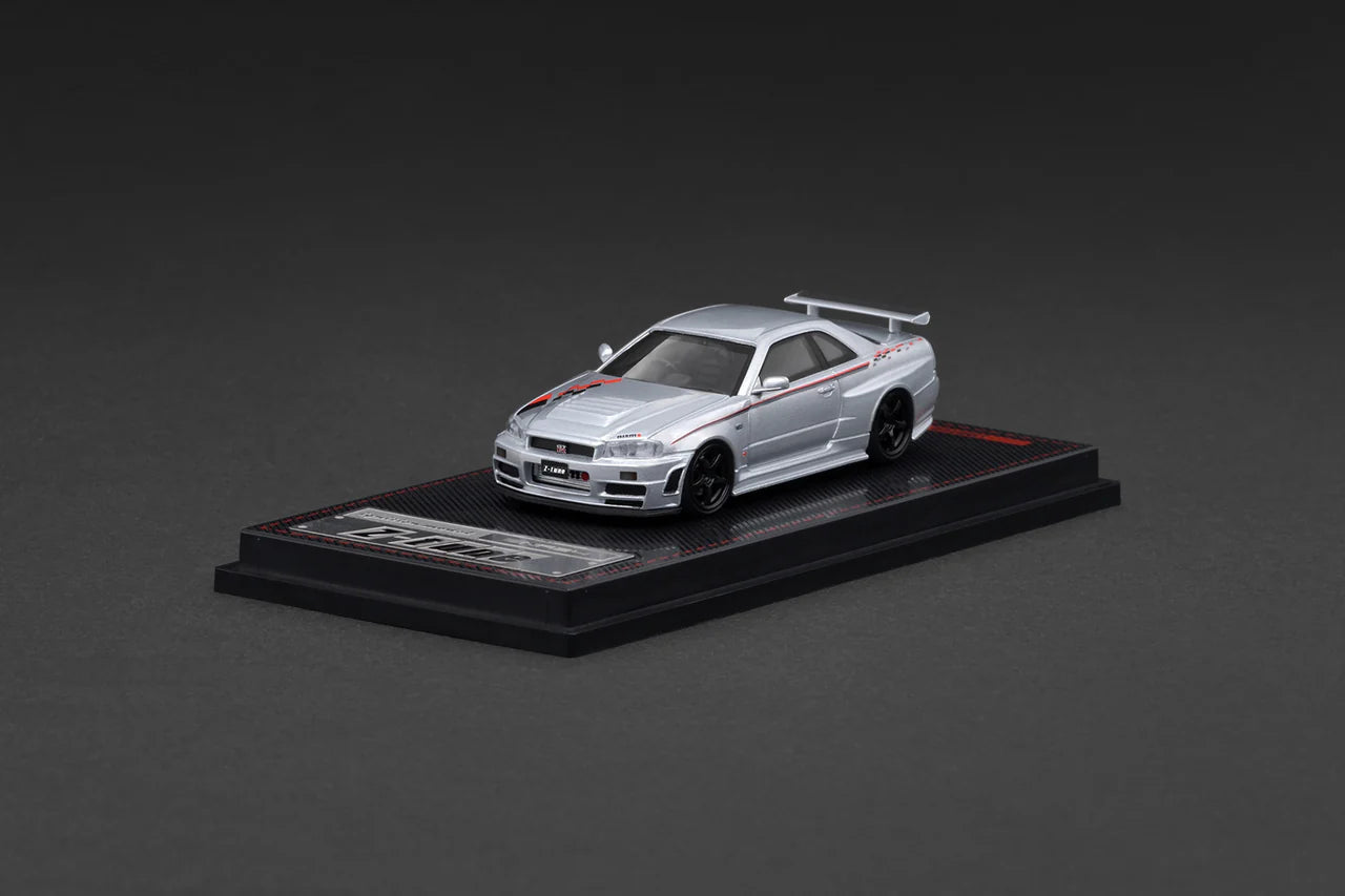 ignition model 1:64 Nissan Skyline GT-R R34 Nismo Z-Tune Silver