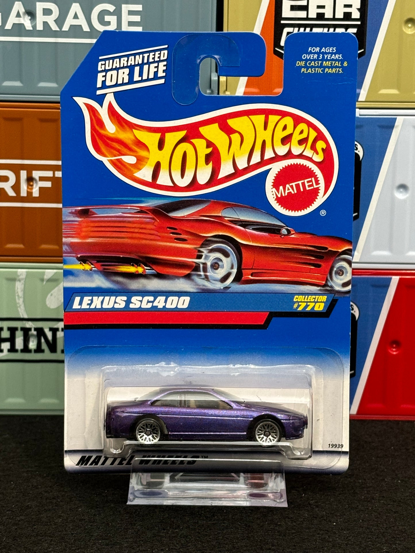 Hot Wheels 90's Lexus SC400 Mainline Purple