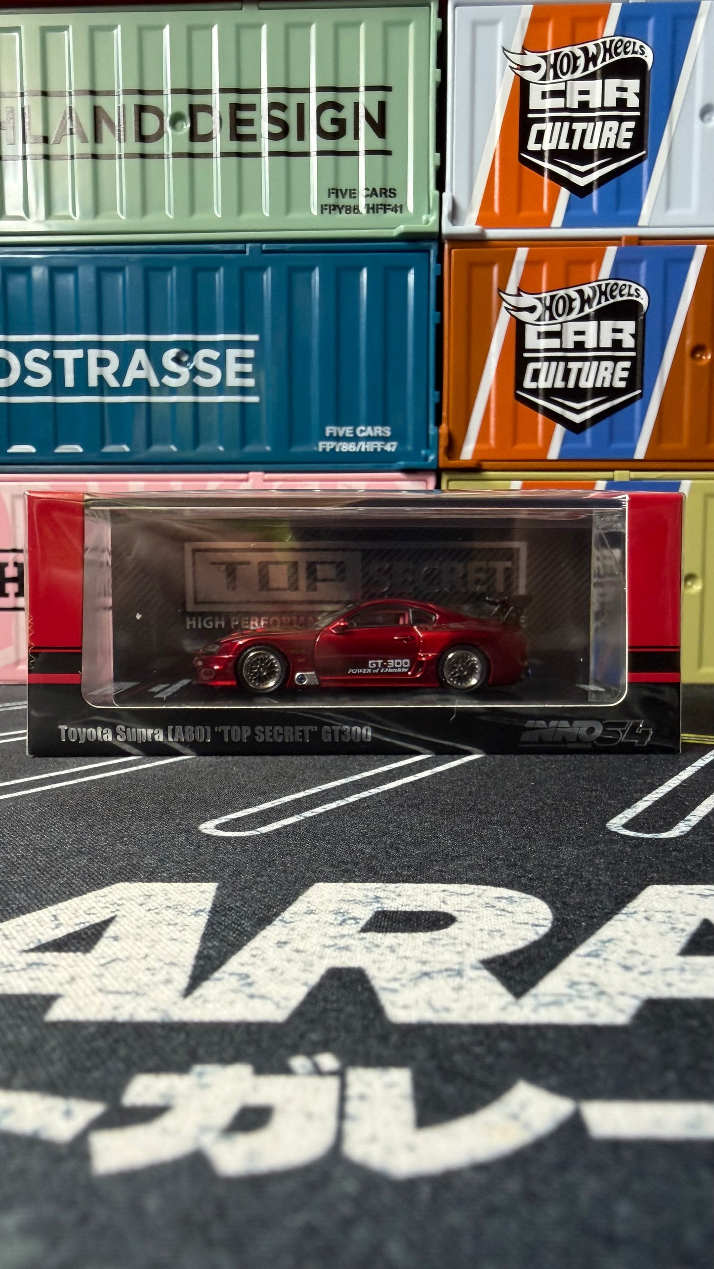 INNO64 Toyota Supra (A80) TOP SECRET GT300 Red