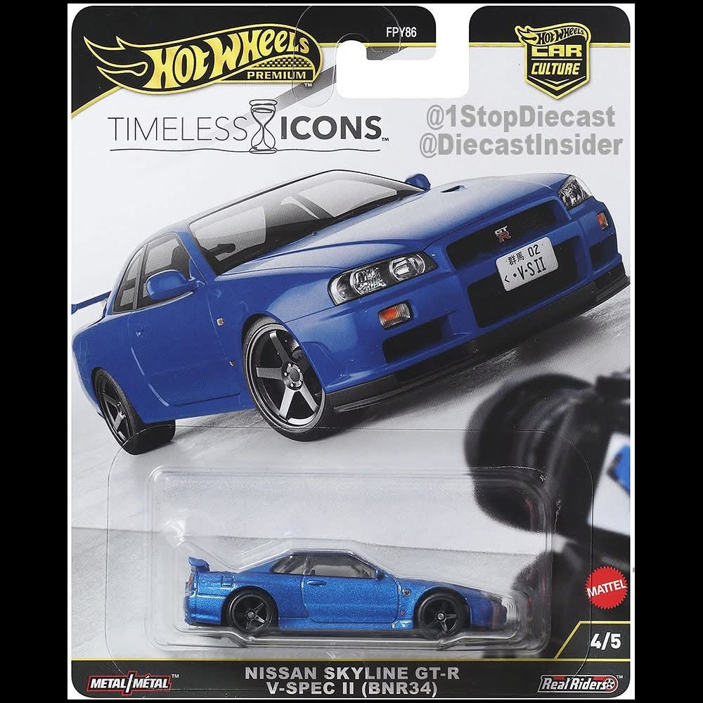 *PREORDER* Hot Wheels 2025 Car Culture Timeless Icons (FPY86)