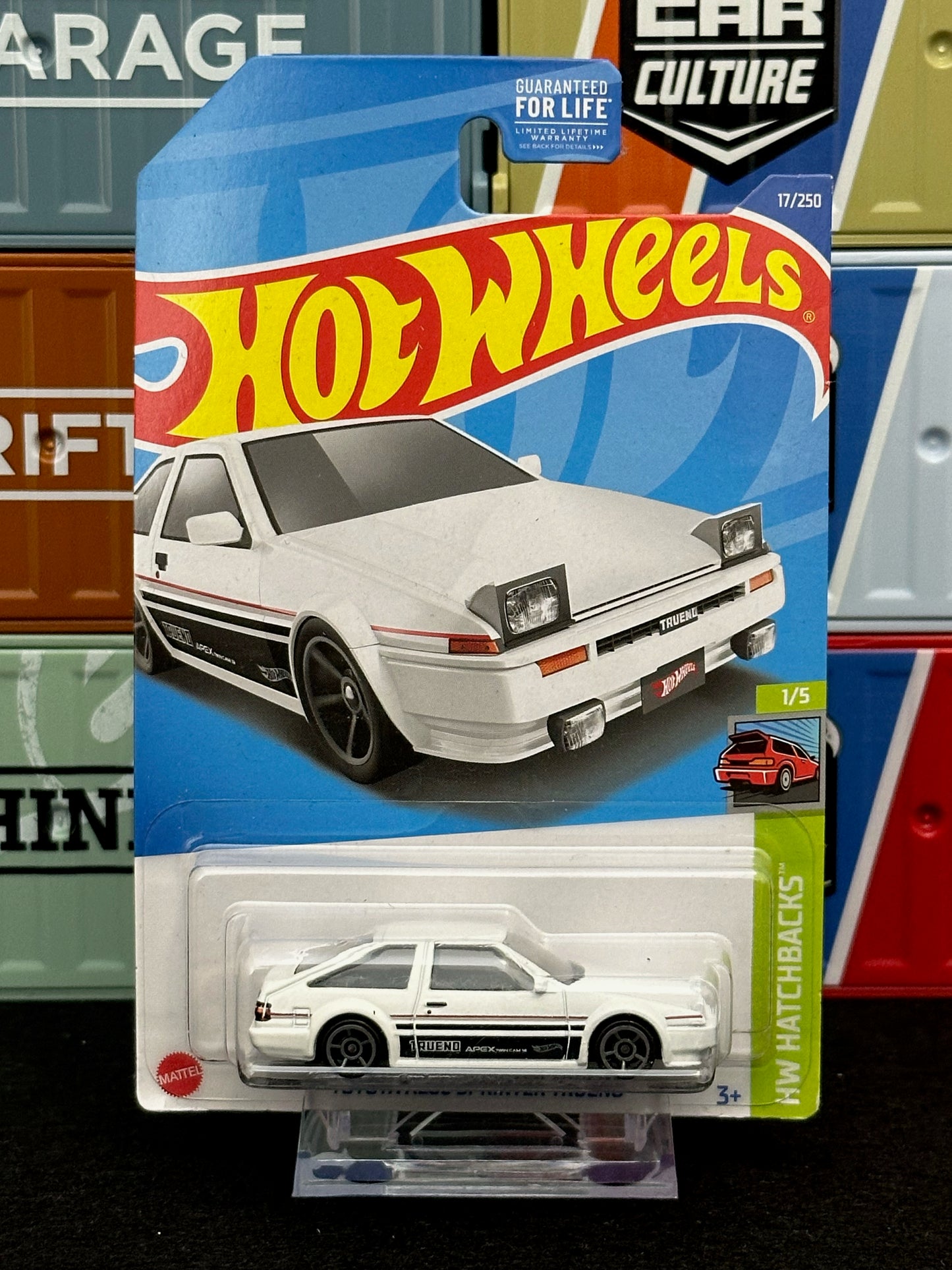 Hot Wheels 2024 Toyota AE86 Sprinter Trueno 17/250 Mainline (US Card)