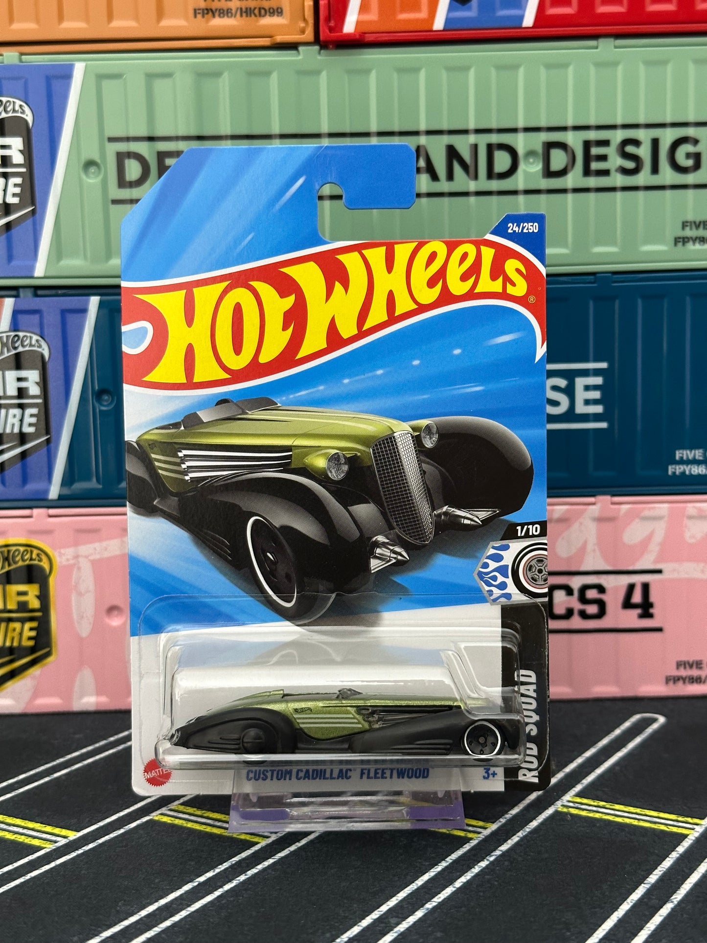 Hot Wheels 2025 Mainline Custom Cadillac Fleetwood 24/250