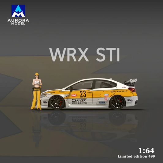 Aurora Model 1:64 Subaru WRX STI Lighting Livery #23 AUSSIE diecast