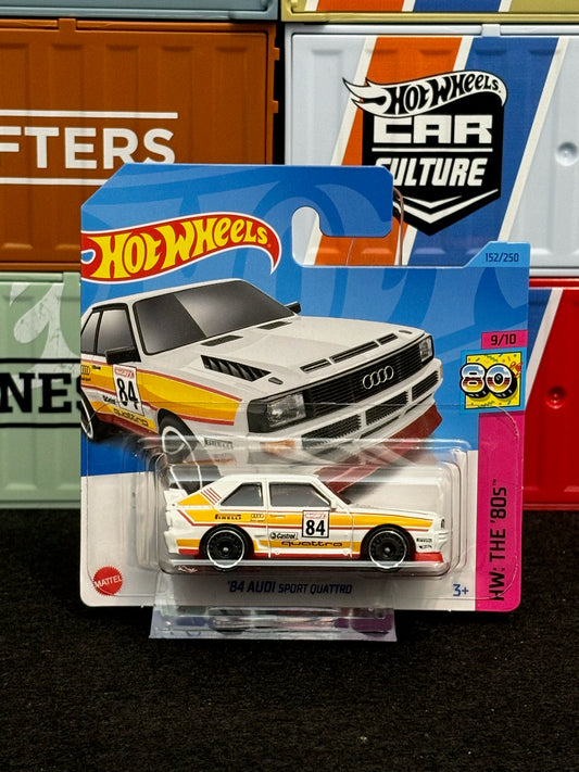 Hot Wheels 2023 '84 Audi Sport Quattro 152/250 Mainline Short Card - AUSSIE diecast