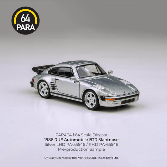 *PREORDER* PARA64 1986 Porsche RUF BTR Slantnose silver