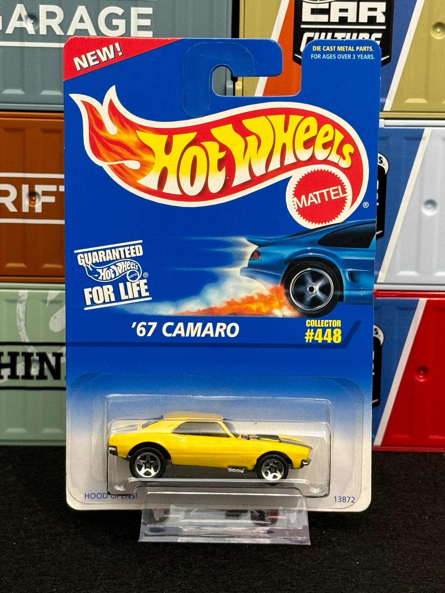 Hot Wheels 90's '67 Camaro Mainline Yellow