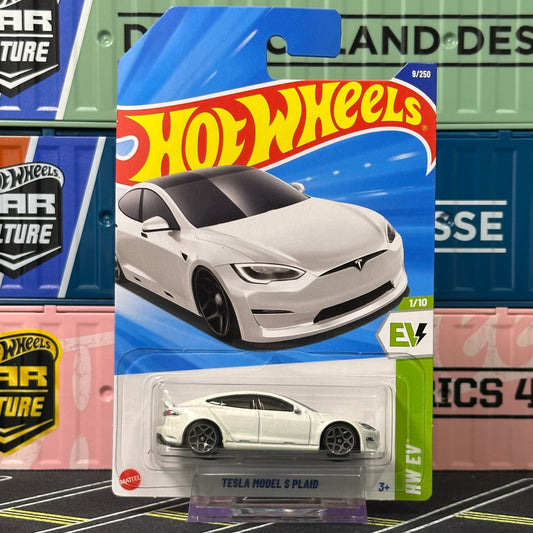 Hot Wheels 2025 Mainline Tesla Model S Plaid 9/250 - AUSSIE diecast