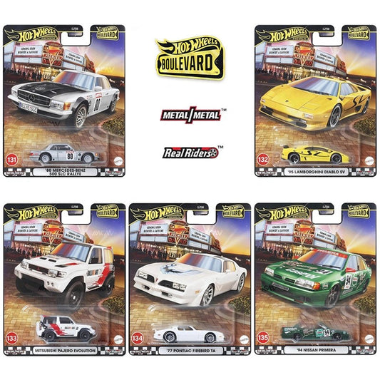 Hot Wheels 2025 Boulevard #131, #132, #133, #134, #135 GJT68 - AUSSIE diecast
