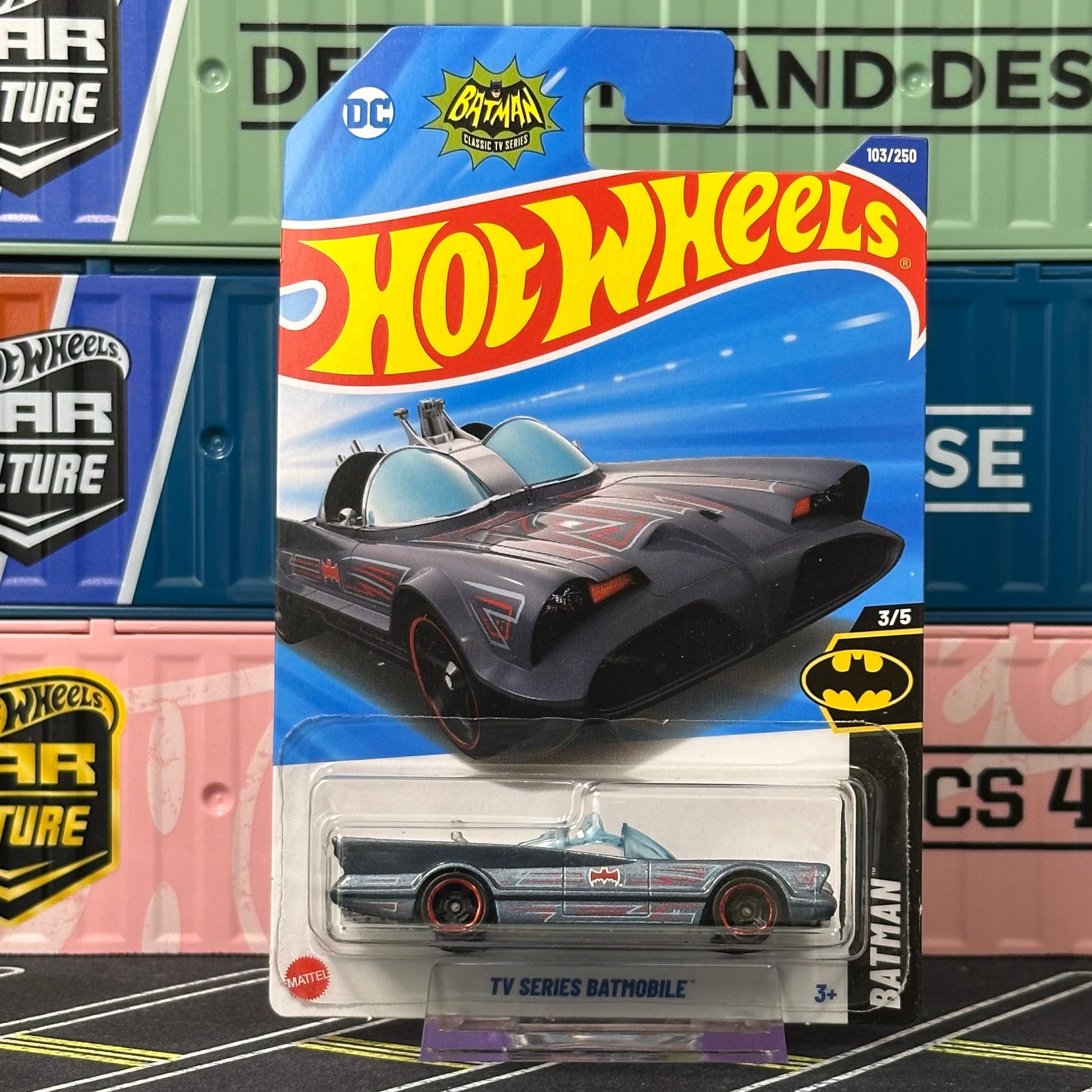 Hot Wheels 2025 Mainline TV Series Batmobile 103/250 - AUSSIE diecast