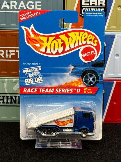 Hot Wheels 90's Ramp Truck Mainline Blue