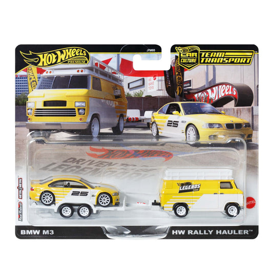Hot Wheels 2025 Car Culture Legends Tour BMW M4Team Transport