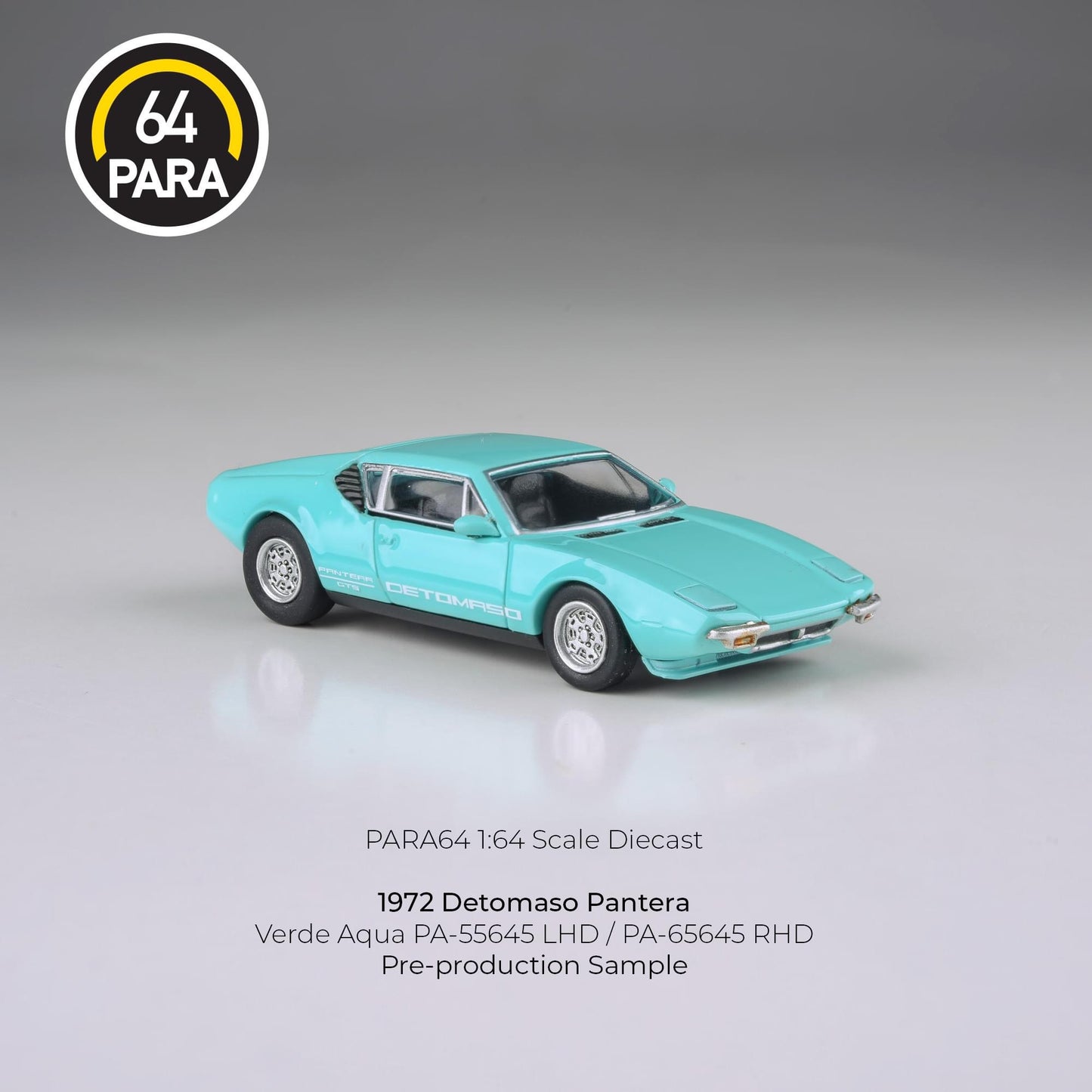 *PREORDER* PARA64 1:64 1972 Detomaso Pantera