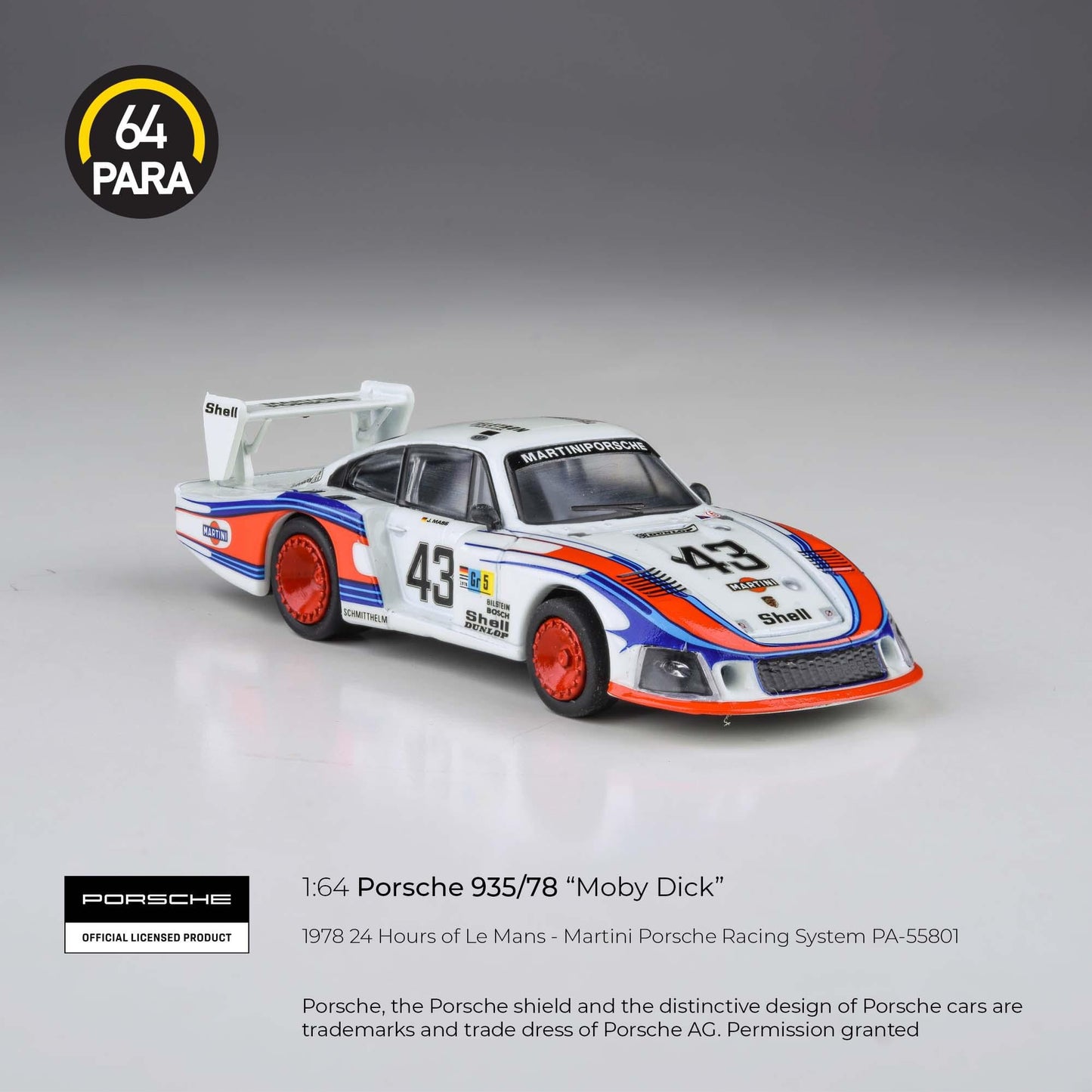 *PREORDER* PARA64 1978 Porsche 933 - Martini Porsche Racing