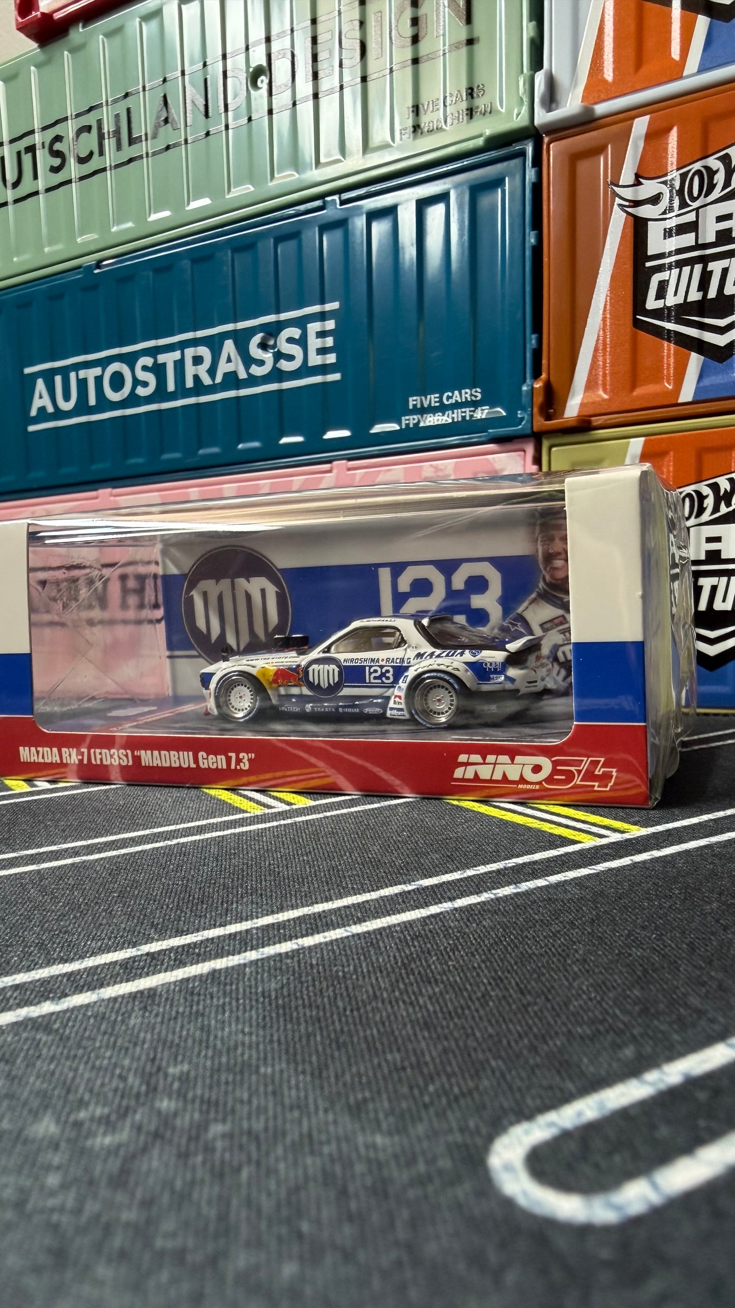 INNO64 Mazda RX-7(FD3S) Pandem Rocket Bunny "MADBULL GEN 7.3"