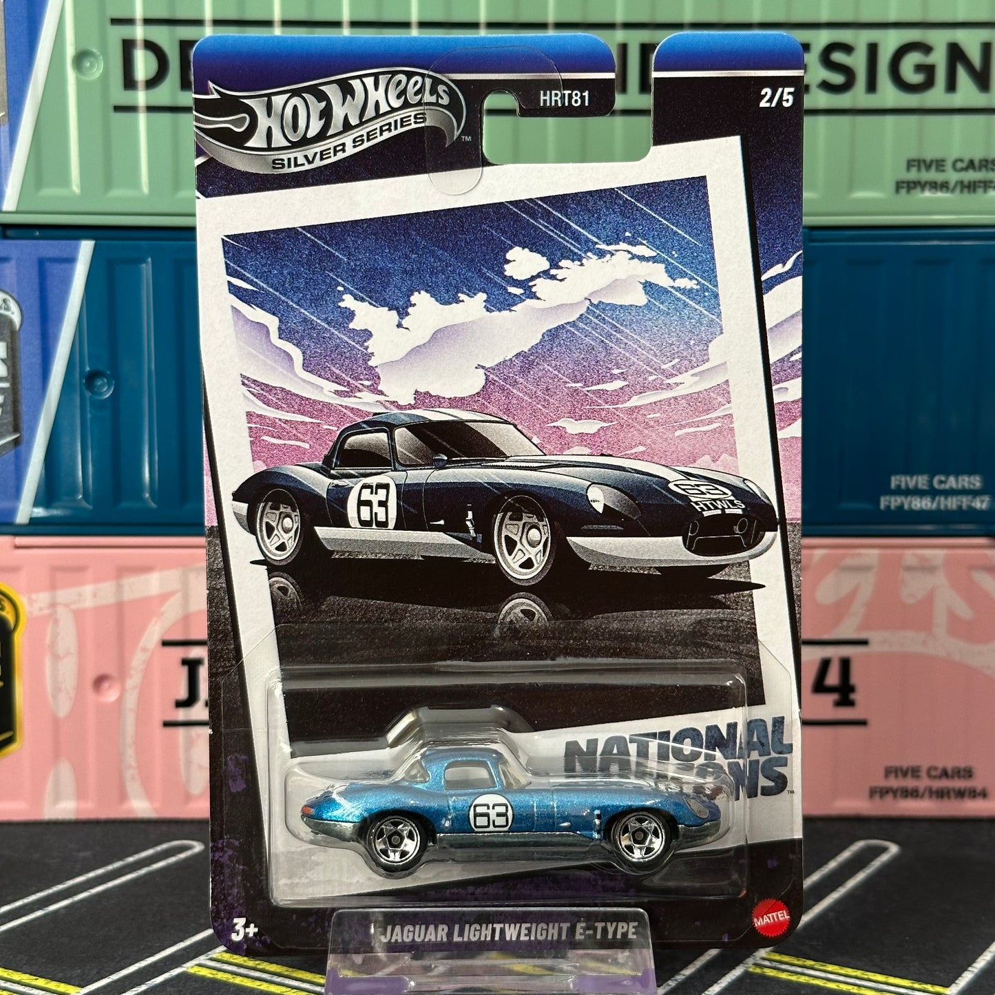 Hot Wheels Silver 2025 National Icons Mix 2