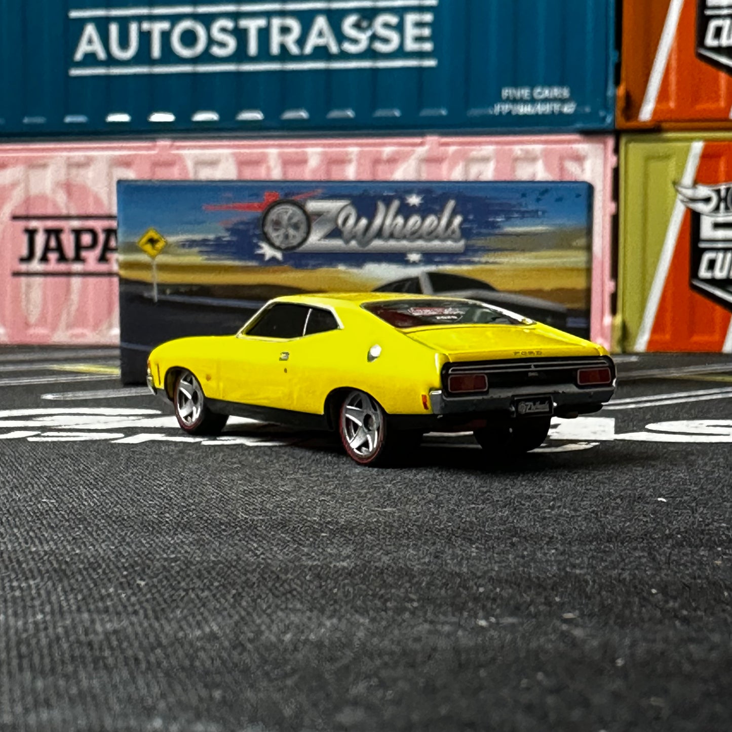 *LOOSE* OZ Wheels 2025 Diecast Model Expo 1972 XA Ford Falcon Coupe GT351  Redbellies