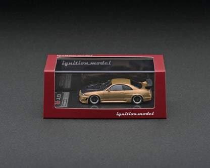 ignition model 1:64 Nissan Skyline GT-R R33 Nismo Matte Gold