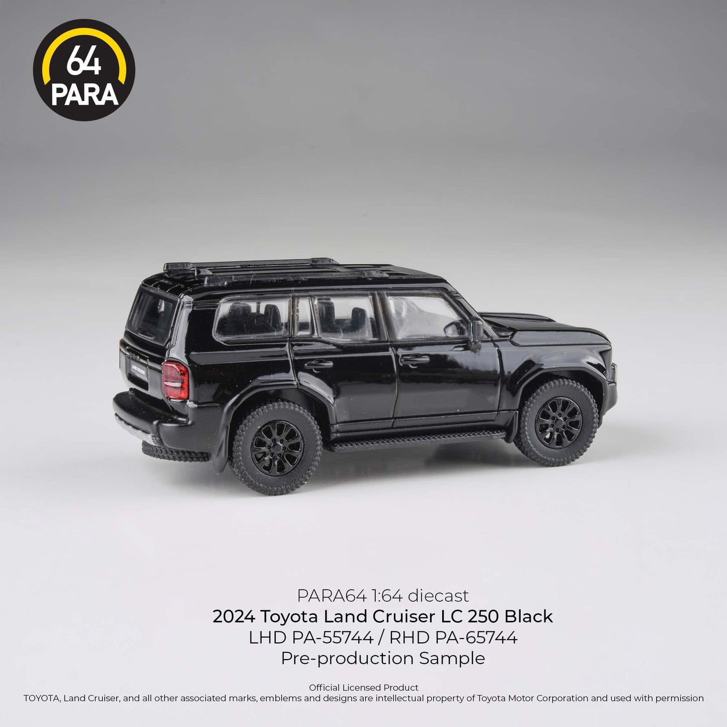 *PREORDER* PARA64 1:64 2024 Toyota Landcruiser LC 250 Black