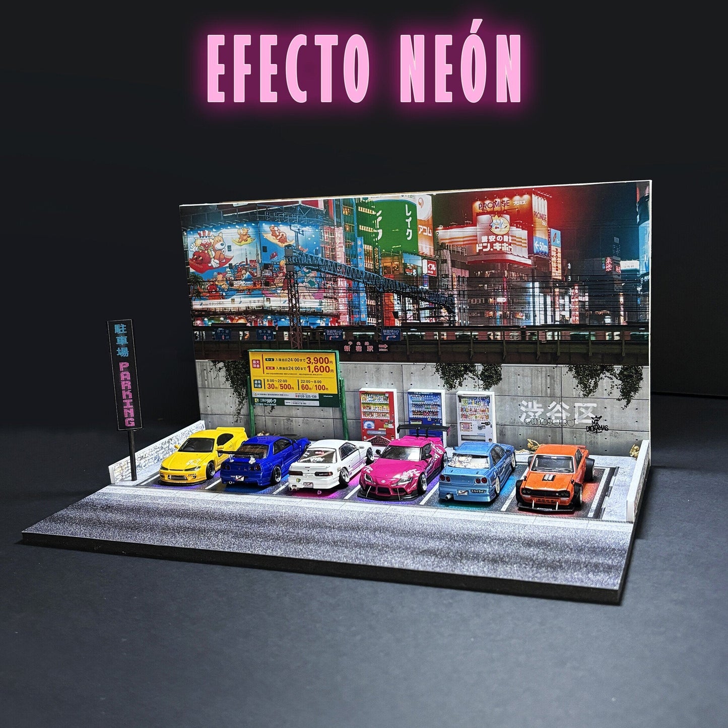 Mr Dioramas Efecto Neon 1:64 Diorama Scene - AUSSIE diecast