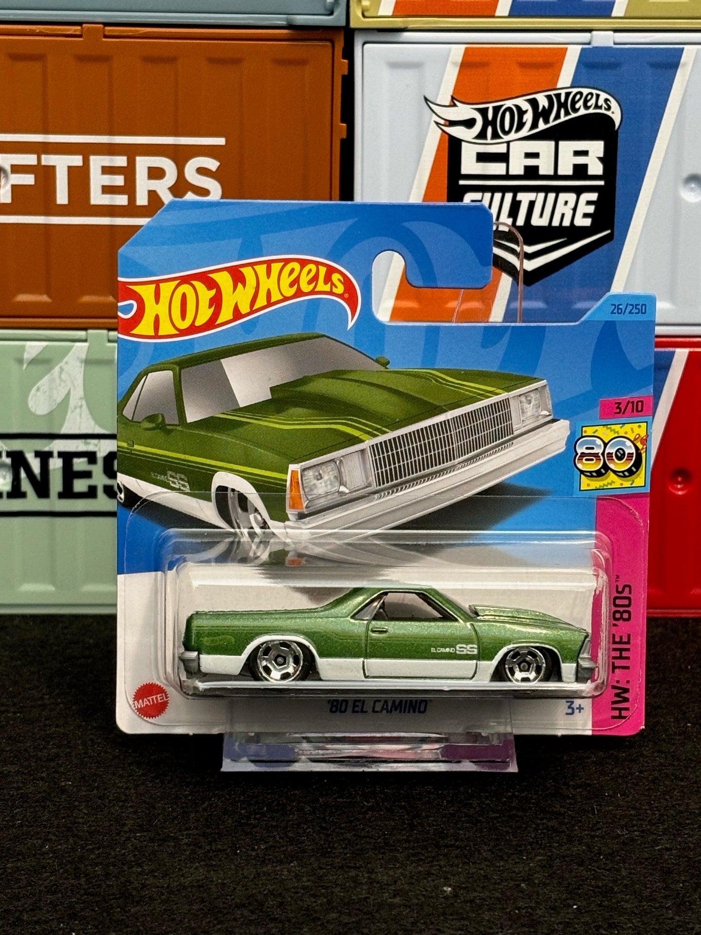 Hot Wheels 2023 '80 El Camino 26/250 Mainline Short Card