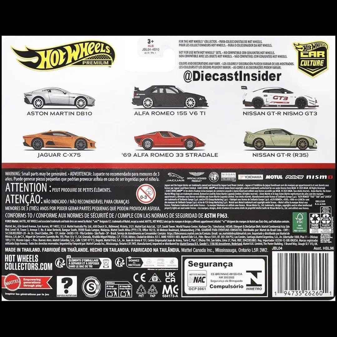 Hot Wheels Premium Car Culture 2 Car Pack 2025 Mix 4 - AUSSIE DIECAST