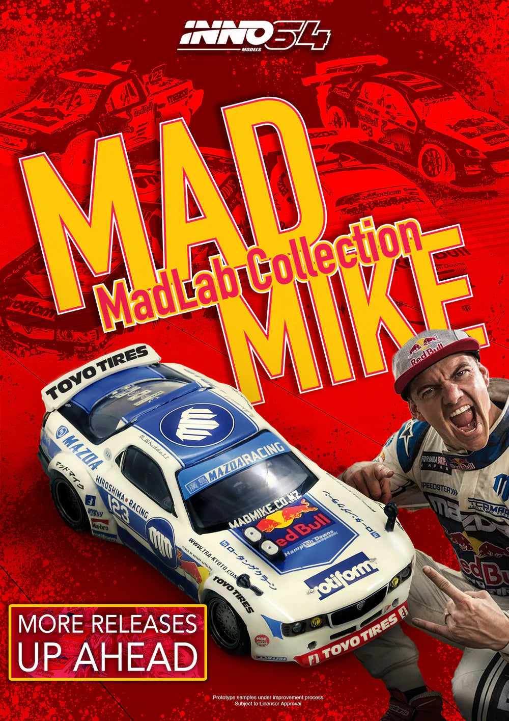 INNO64 Mazda RX-7(FD3S) Pandem Rocket Bunny "MADBULL GEN 7.3" Aussie diecast