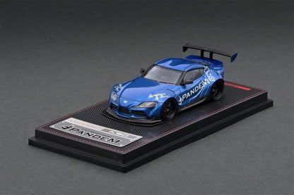 ignition model 1:64 Toyota Supra (A90) Pandem Blue Metallic