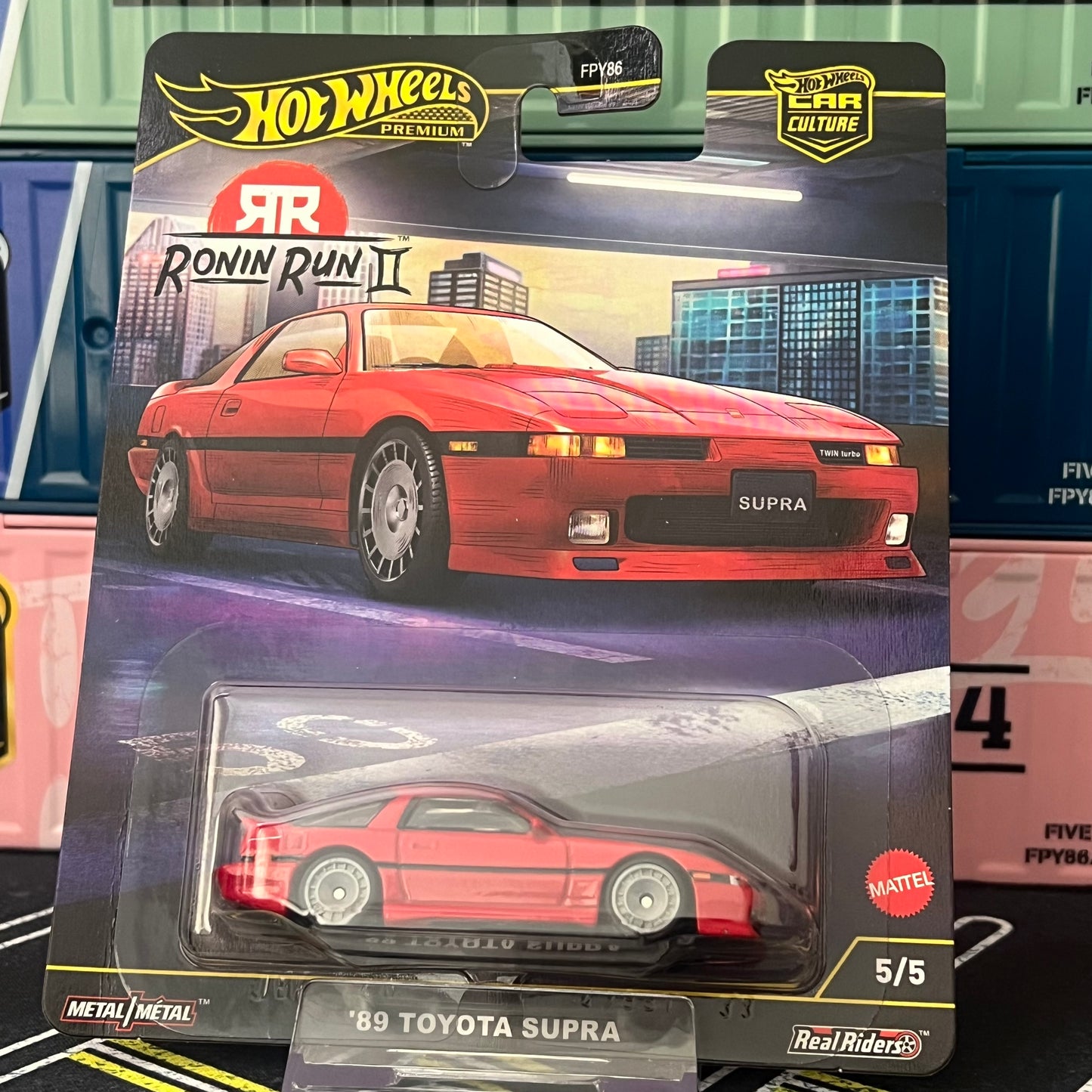 Hot Wheels 2025 Car Culture Ronin Run 2 (FPY86) '89 Toyota Supra - AUSSIE diecast