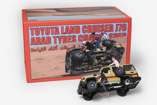 DiecastTalk Arab Exclusive GCD Toyota Land Cruiser 70 Series with Figures Aussie diecast