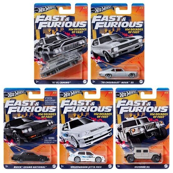 Hot Wheels 2024 Fast & Furious HW Decades Of Fast (HNR88)