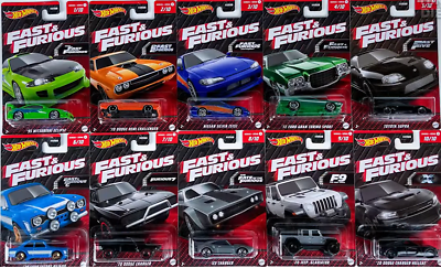 Hot Wheels 2023 Fast & Furious Mix A - Set of 10 (HNR88)