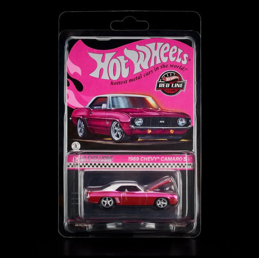 **PREORDER** Hot Wheels 2024 RLC Pink 1969 Chevy Camaro SS