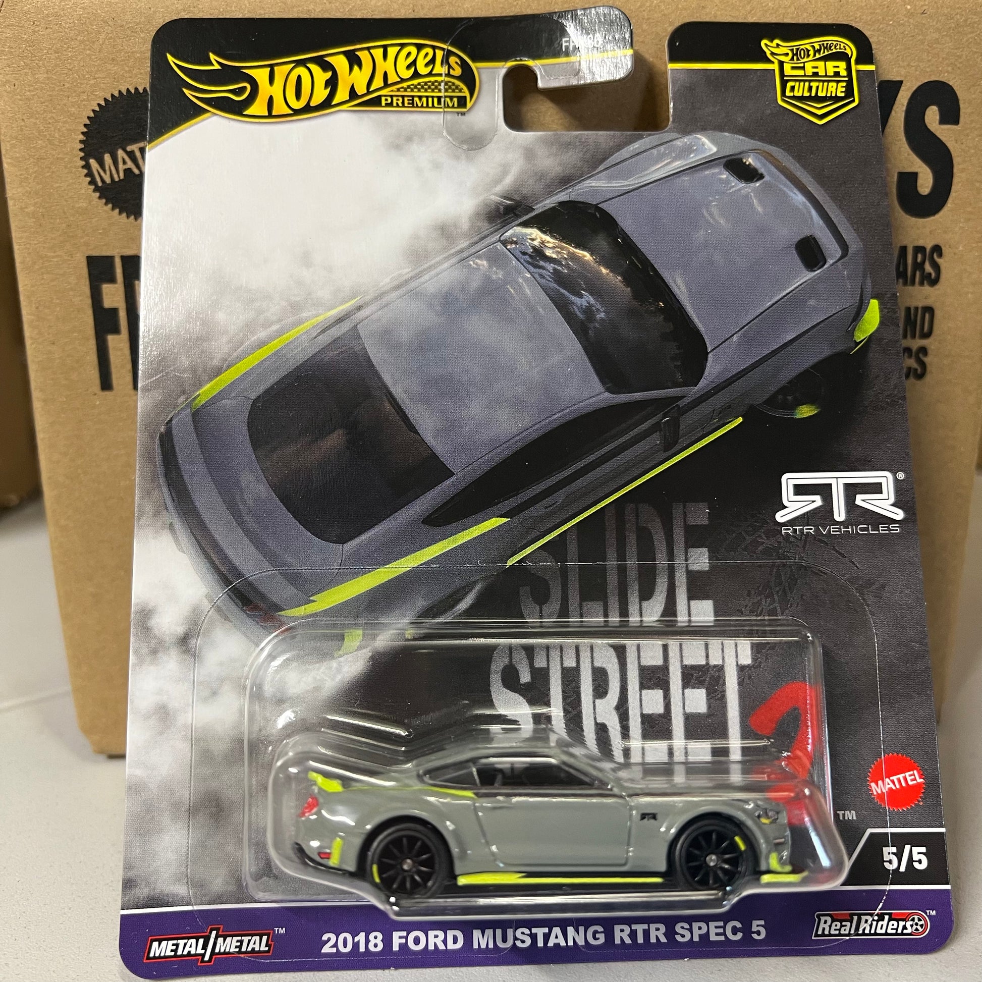 Hot Wheels 2024 Car Culture Slide Street 2 (FPY86) HKC85 2018 Ford Mustang RTR Spec 5 - AUSSIE diecast
