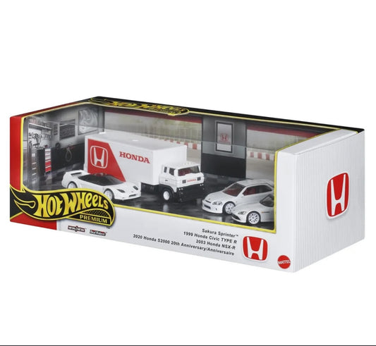 **PREORDER** Hot Wheels 2025 Premium Honda Diorama Box Set
