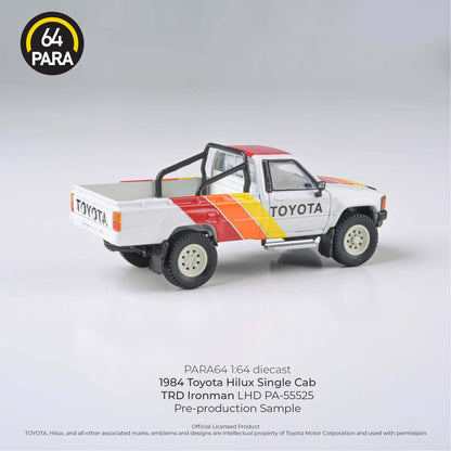 PARA64 1:64 1984 Toyota Hilux TRD Ironman Single Cab Ute White