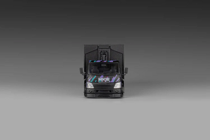 Micro Turbo HKS Custom Tow Truck - Metallic Black