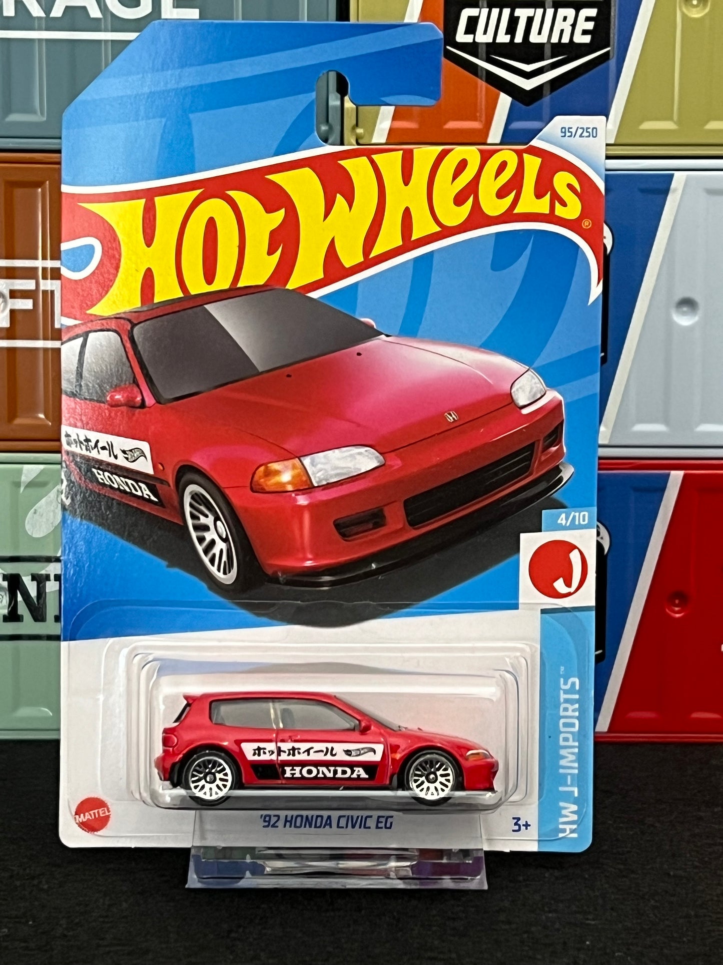 Hot Wheels 2024 '92 Honda Civic EG Mainline 93/250 - AUSSIE diecast