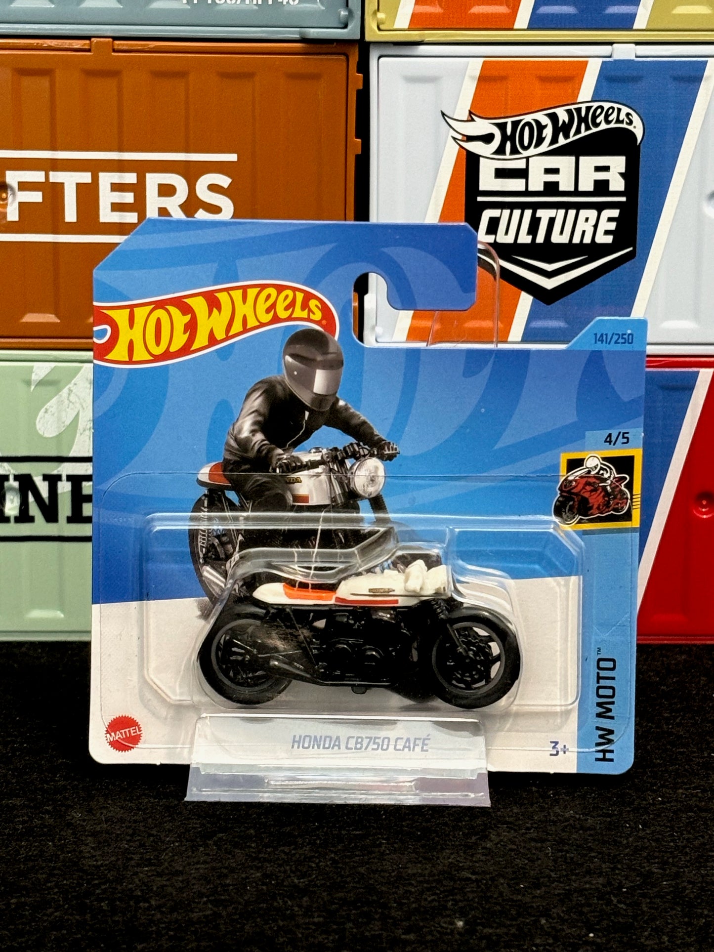 Hot Wheels 2023 Honda CB750 Cafe 141/250 Mainline Short Card