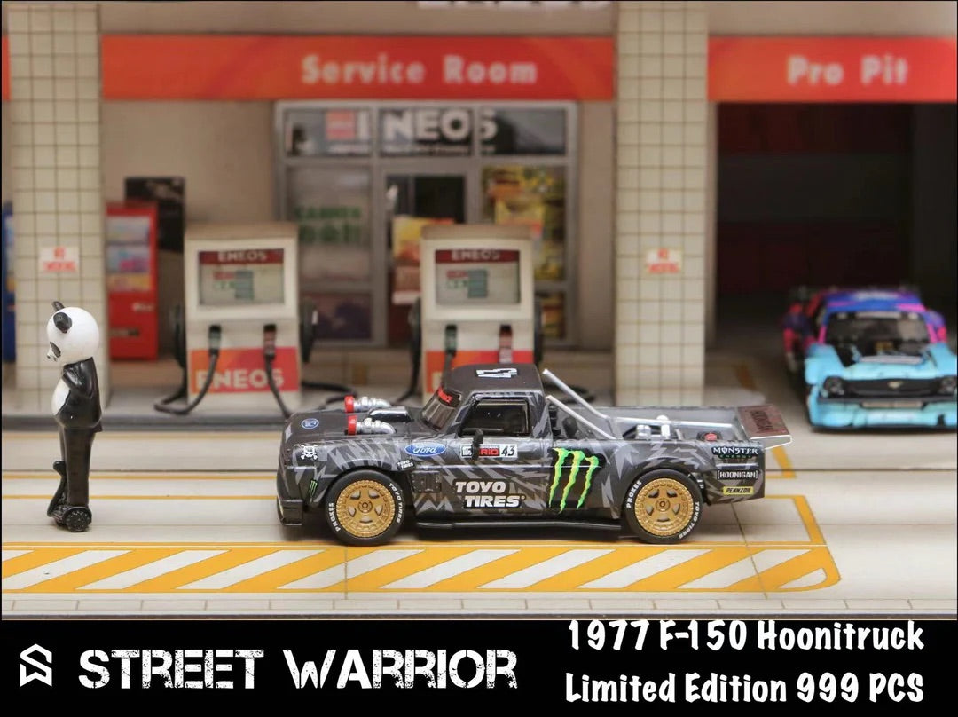 Street Warrior 1:64 Ken Block's 1965 Ford Mustang Hoonicorn RTR  1977 Ford F-150 Hoonitruck