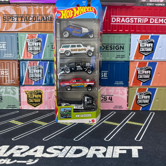 Hot Wheels 2025 HW Gassers 5 Car Pack (JBJ84)