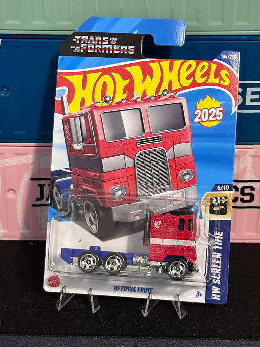 Hot Wheels 2025 Optimus Prime Mainline 104/250