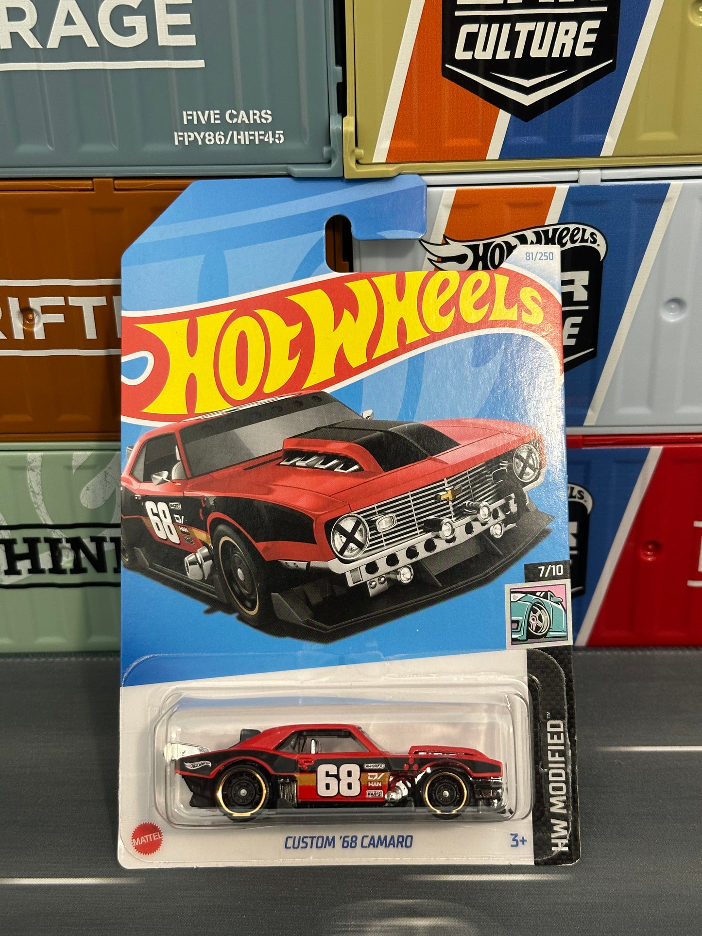 Hot Wheels 2024 Custom '68 Camaro Mainline Card 81/250 - AUSSIE diecast